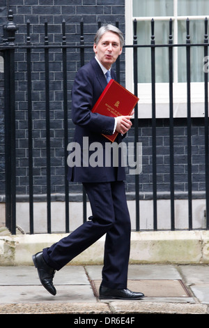 Sitzung des Kabinetts in 10 Downing Street in London, Stockfoto