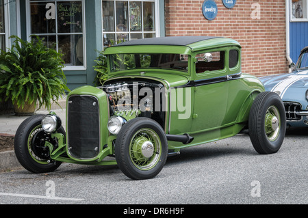 1930 Model A Ford Hot Rod, Havre de Grace, Maryland Stockfoto