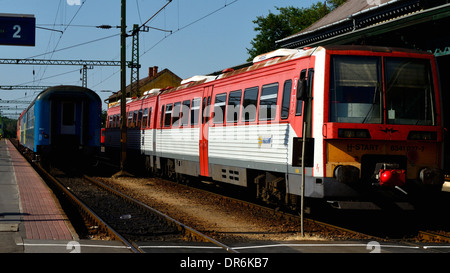 Bahnhof Szeged Ungarn außen Eisenbahnen Stockfoto