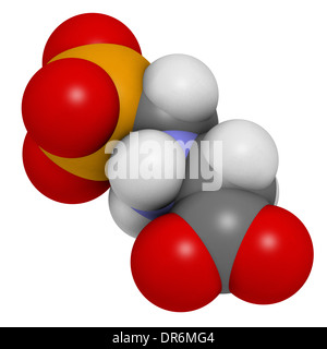 Glyphosphat Herbizid Molekül. Pflanzen, die resistent gegen Glyphosphat (gentechnisch veränderte Organismen, GVO) wurden produziert. Stockfoto