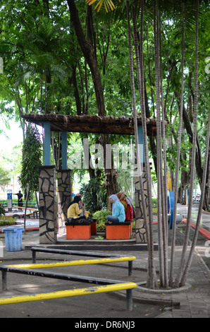 Bungkul Park - die besten Stadtpark In Asien Stockfoto