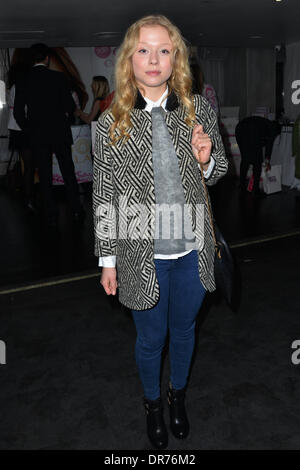 London, UK: Naomi Faye Battrick - Blut, Waterloo Road besucht die MediaSKIN NTA Gifting Lounge im Penthouse, 1 Leicester Square in London, 20. Januar 2014 Credit: siehe Li/Alamy Live News Stockfoto