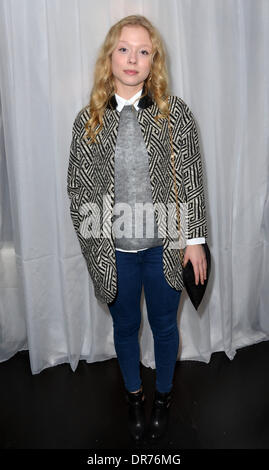 London, UK: Naomi Faye Battrick - Blut, Waterloo Road besucht die MediaSKIN NTA Gifting Lounge im Penthouse, 1 Leicester Square in London, 20. Januar 2014 Credit: siehe Li/Alamy Live News Stockfoto