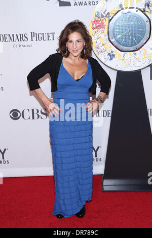 Gast der 66. Annual Tony Awards, statt im Beacon Theatre - Ankunft New York City, USA - 10.06.12 Stockfoto