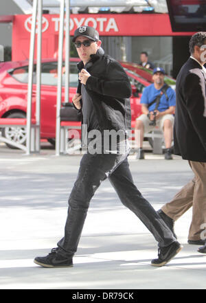 Colin Hanks Ankunft im Staples Center für Spiel sechs LA Kings vs. New Jersey Devils für den Stanley-Cup-Finale Los Angeles, Kalifornien - 11.06.12 Stockfoto