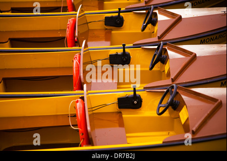 Detail der Paddel Sportboote auf der Themse, Windsor, Berkshire, Großbritannien. Stockfoto