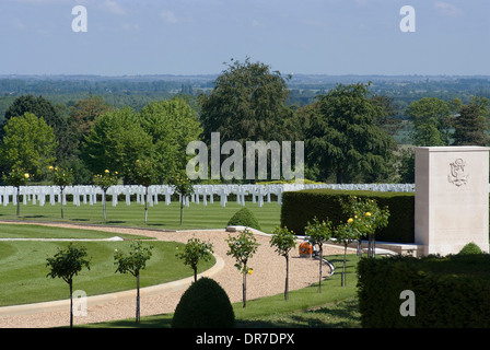 Der amerikanische Friedhof, Friedhof Amerikaner im zweiten Weltkrieg Soldaten, Madingley, Cambridge, Cambridgeshire, England Stockfoto