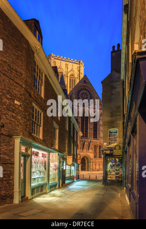 York Yorkshire England in der Dämmerung Stockfoto