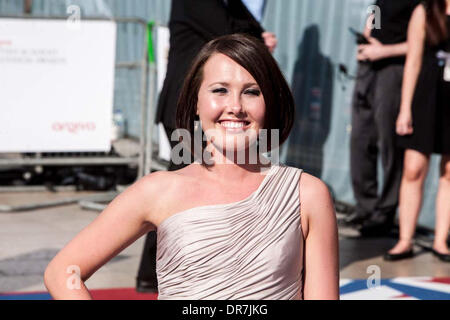 Rebecca Atkinson statt 2012 Arqiva British Academy Television Awards in der Royal Festival Hall - Ankünfte London, England - 27.05.12 Stockfoto