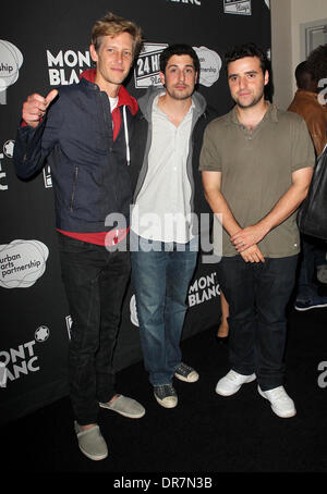 Gabriel Mann, Jason Biggs, David Krumholtz Montblanc präsentiert "The 24 Hour Plays: Los Angeles, ein Vorteil für Urban Arts Partnership nach Party im The Shore Hotel Santa Monica, Kalifornien - 16.06.12 Stockfoto