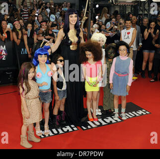 Katy Perry und Gäste MMVA 2012 (viel Music Video Awards) bei den MuchMusic HQ - Arrivals Toronto, Kanada - 17.06.12 wenn: 17. Juni 2012 Stockfoto