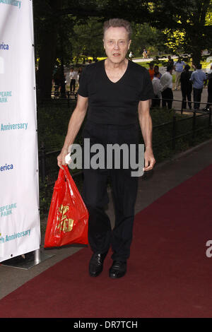 Christopher Walken 50. Jubiläums-Gala zu Ehren Al Pacino abgehaltenen Delacorte Theater im Central Park, Manhattan - Ankunft New York City, USA – 18.06.12 Stockfoto