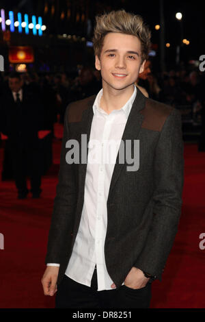 London, UK. 20. Januar 2014. Elyar Fox bei der UK-Premiere von "Jack Ryan: Schatten-Rekrut" im Vue am Leicester Square, London am 20. Januar 2014 Foto von Keith Mayhew/Alamy Live-Nachrichten Stockfoto