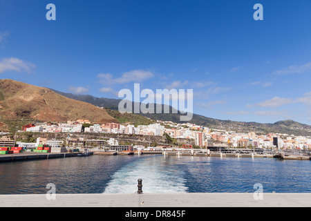 An Bord der Fred Olsen Fähre von La Palma, Teneriffa, Kanarische Inseln, Spanien. Stockfoto