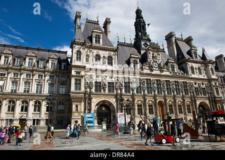 Hotel de Ville, Paris, Frankreich Stockfoto