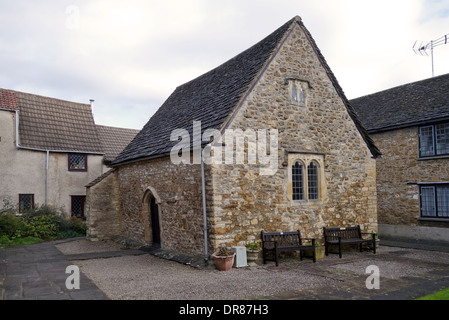 Die Perry und Dawes Almshouse Kapelle, Wotton Under Edge, Gloucestershire, England, Großbritannien Stockfoto