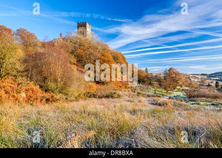 Dolwyddelan Castle (Walisisch: Castell Dolwyddelan) war eine gebürtige Waliser Burg Dolwyddelan in Conwy Grafschaft nahe Stockfoto