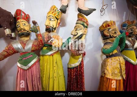 Ein Volkstheater am Barefoot College in Tilonia, Rajasthan, Indien. Stockfoto