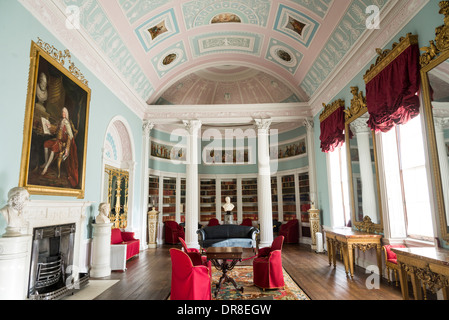 Robert Adam Bibliothek im Kenwood House, London, England, UK Stockfoto