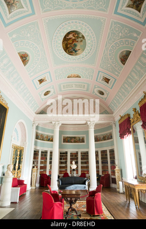 Robert Adam Bibliothek im Kenwood House, London, England, UK Stockfoto