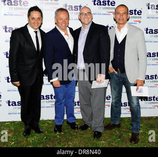 Wolfgang Puck und Gäste bei den "Geschmack Awards" statt im Regents Park - Ankünfte London, England - 20.06.12 Stockfoto