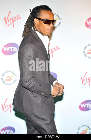 Edgar Davids Sir Richard Branson Pre-Wimbledon Party statt in The Roof Gardens - Ankünfte. London, England - 21.06.12 Stockfoto