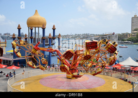 Luna Park Vergnügungspark in Milsons Point, North Sydney, Australien Stockfoto