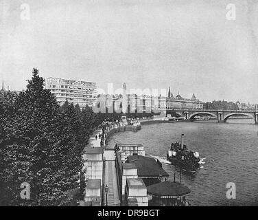 THAMES EMBANKMENT Stockfoto