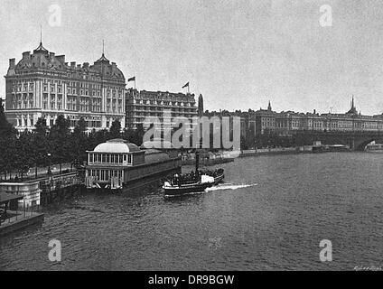 THAMES EMBANKMENT Stockfoto