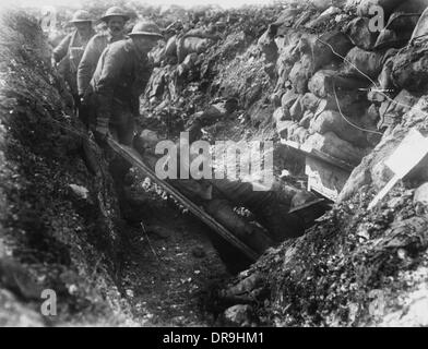 Erste Schlacht von der Scarpe 1917 Stockfoto