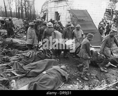 Erste Schlacht von der Scarpe 1917 Stockfoto