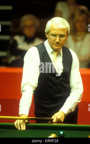 David Taylor at The Embassy World Snooker Turnier, Crucible Theatre Sheffield in den frühen 1980er Jahren Stockfoto