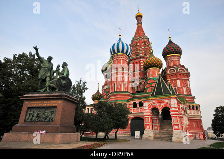 Basilius Kathedrale in Moskau Stockfoto