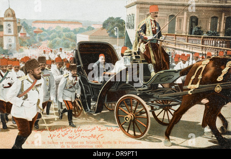 Sultan Abdul Hamid II der Türkei - Verfassung Stockfoto