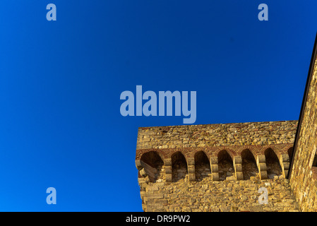 Festung Albornoz in Narni Stockfoto