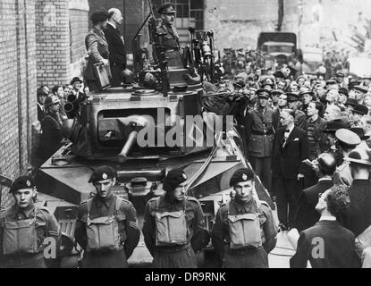 Heimatfront Zweiter Weltkrieg Stockfoto