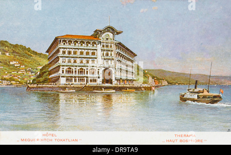 Tokatlian Hotel am Bosporus, Therapia Stockfoto