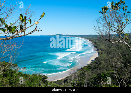 Talg Strand von Byron Bay in New South Wales Australien Stockfoto