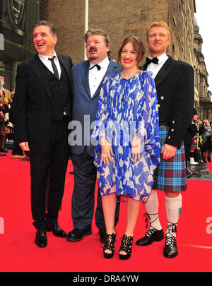 Craig Ferguson, Robbie Coltrane und Kevin McKidd Edinburgh International Filmfestival 2012 - "Brave" - Premiere Edinburgh, Schottland - 30.06.12 Stockfoto