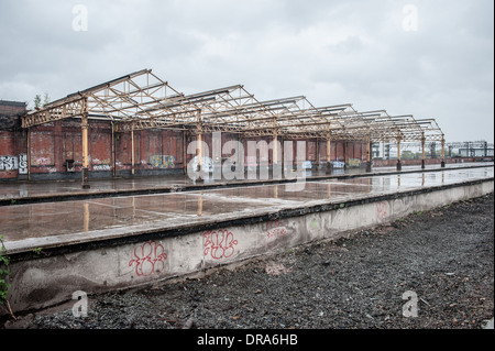 Die stillgelegten Mayfield Depot, Manchester, ein ehemaliger Bahnhof und verwendet für Manchester International Festival Veranstaltungsort Stockfoto