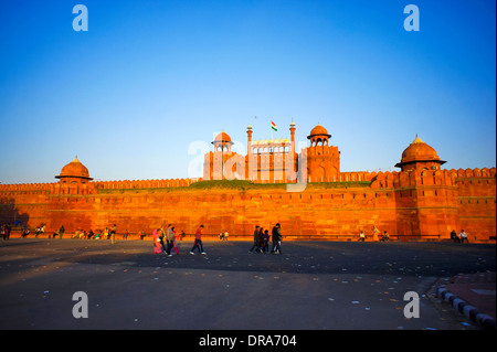 Rotes Fort-Komplex in Delhi, Indien Stockfoto