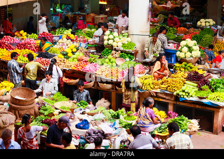 Markt in Goa, Indien Stockfoto