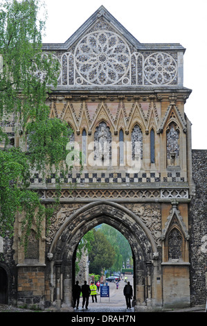 Ethelbert Tor Norwich Kathedrale Stockfoto