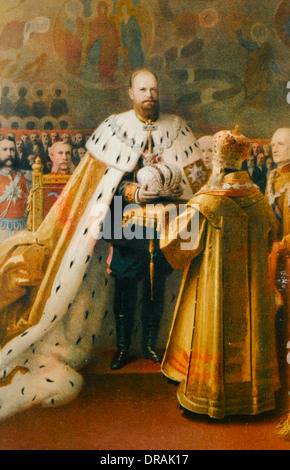 Zar Alexander III. von Russland Stockfoto