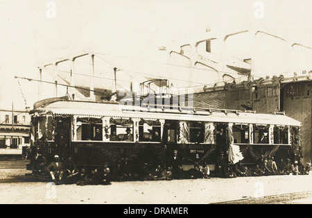 Elektrische Bahn-Wagen - Ägypten Stockfoto