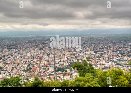 Blick über Salta Stockfoto