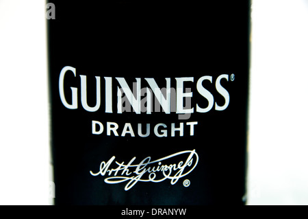 Kann der Guinness Irish Stout. Stockfoto
