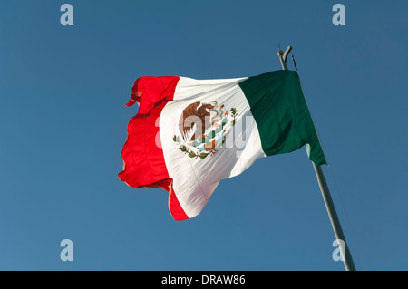 Flagge von Mexiko Stockfoto