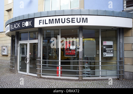 Black Box im Filmmuseum, Düsseldorf, Deutschland. Stockfoto