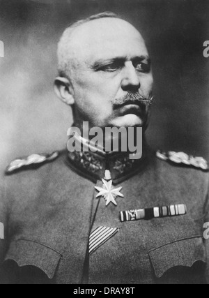 Erich Ludendorff, Chefingenieur hinter der Verwaltung Deutschlands Aufwand im ersten Weltkrieg Stockfoto